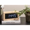 Karlsson [DL] Table Clock Boxed LED Light Wood Veneer