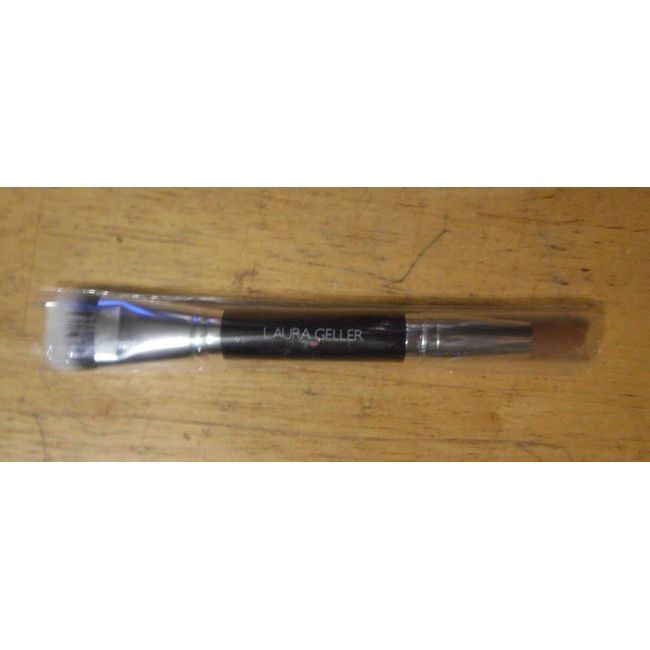 LAURA GELLER DOUBLE ENDED APPLICATOR MAKEUP BRUSH unsealed duo