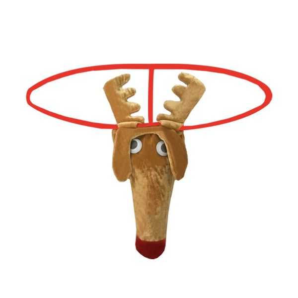 Luhiew Reindeer Mankini Christmas Gag Gift Adults Thong Underwear Banana hammock for Men, Tangas Para Hombres Sexy Brown