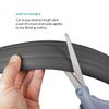 UT Wire 3-Channel Cord Protector & Concealer for Floor - 5 FT - Dark Grey