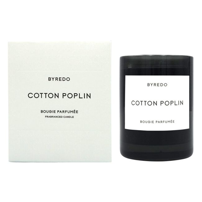 [10x points on the 25th] BYREDO Cotton Poplin Candle 240g COTTON POPLIN [Free shipping] [Next day delivery available_Closed]