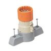 Mirai Industry CDMFSH-16CG Temporary Frame Combination Coupling (Compact Type), G Type, Compatible 16, Price for 10 Pieces
