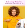 Spring Drawstring Threader,4Pcs Flexible and Elastic Drawstring Threader Tool DIY Rope Threader Clip Hoodie String Replacement Drawstring Puller for Sweatpants,Shorts,Jackets,Coat