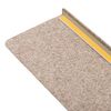 Pergamon Trend Needle Felt Stair Mat Bent Beige Brown Mix (Square) Single or in Set of 15