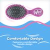 Wet Brush ディズニー ミニ オリジナル デタングラー ヘアブラシ - ラプンツェル グリッターボール - コーム レディース メンズ キッズ - ウェットまたはドライ - ナチュラル ストレート 太い カーリー ヘア - すべての髪質に痛くない