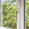 FixRello Universal Inline uPVC Window Handle – Lockable, Ambidextrous, Multi-Spindle – Gold (1 Pack)