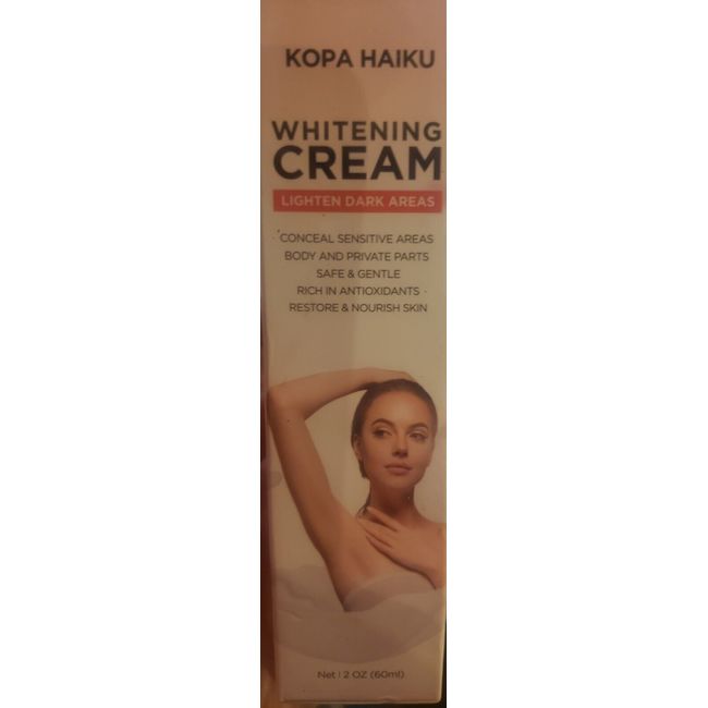 Kopa HaikuWhitening Cream, Lighten Dark Areas Armpits, 2 oz. EXP 06/04/2024 NEW