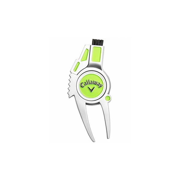 (1) Callaway 4-function Golf Green DIVOT Tool Set Ball Marker Club Brush