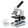 AmScope 40-1000X Portable Student Compound LED Microscope Metal Frame 10 Slides