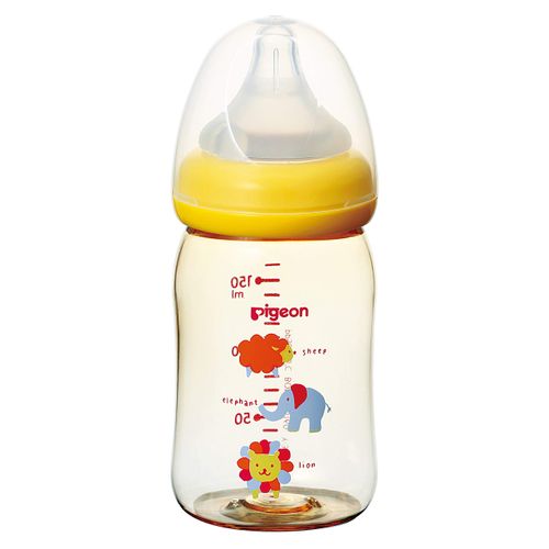 Pigeon Mother's Milk Feeling Baby Bottle, Made of Plastic, Animal Design