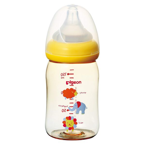 Pigeon Mother's Milk Feeling Baby Bottle, Made of Plastic, Animal Design