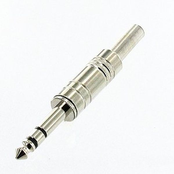 シンワエレクトリック 6.3mm3極メタルプラグSP付 P-108M/S