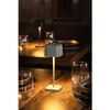 Olympia Lucca Table Lamp Squared Dome Sage - 200mm
