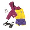 Our Generation Dolls Team Player Doll Soccer Outfit, 18"