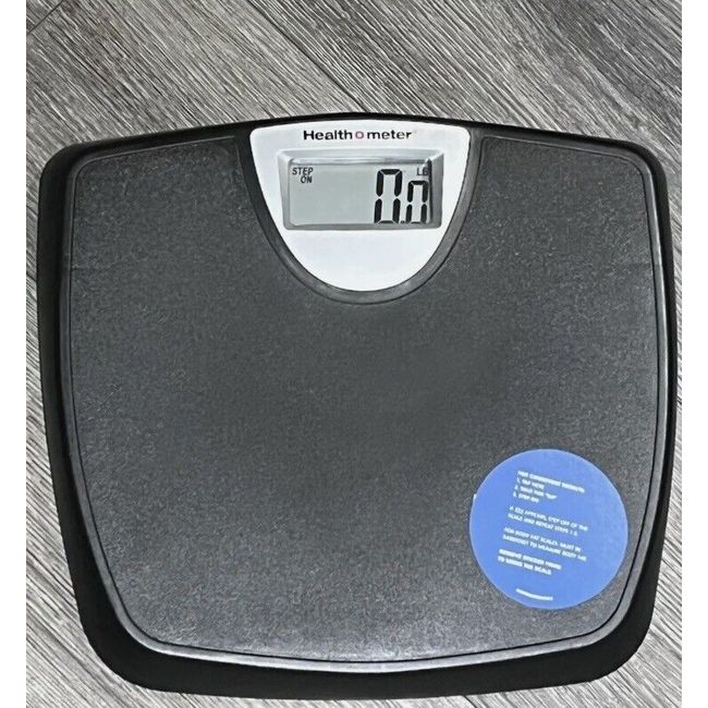 Health O Meter Scale | Weight Tracking Digital Bathroom Scale, Black