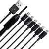innov8 USB 2.0 A Type to 6 x Micro USB Data Charge Y Cable 1.5m