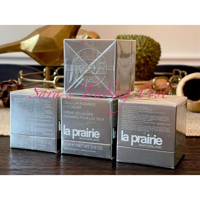 1 La Prairie 💯 CELLULAR RADIANCE EYE CREAM Anti-Aging Creme 0.5oz/15ml +Gift 🎁