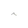 3-7/8" Height X 1/4" Thickness Fixed Pivot Door Hinge Brushed Nickel Pair