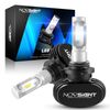 NOVSIGHT 50W 9006 HB4 LED Headlight Bulbs Replacement Kit 6500K Canbus No Error