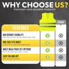 10 Pack Safety Vests -Yellow Reflective High Visibility, Work, Cycling, Road etc