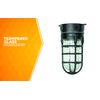 Woods L1706BLK Vandal Resistant 150W Incandescent Security Light Ceiling Mount Hammered Black