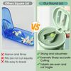 Multifunction Pill Cutter 3 in 1 Splitter/Crusher/Box for Small Pills (Green)