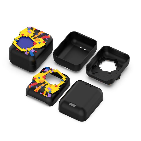 Akanry Compatible Case for Bitzee Isney Interactive Toy Digital Pet, Protective Silicone Shockproof Case (Black Case)
