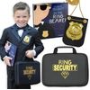 Tickle & Main Ring Bearer Security Set - Box, Briefcase, Book, Badge, Wedding Ring - Ring Bearer Set - Security Badge