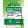 Beet Root Capsules | 1000mg | 90 Count | Non-GMO | by Nature's Truth