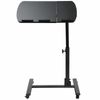 Angle Height Adjustable Rolling Laptop Desk  Notebook Table Stand W/ Casters