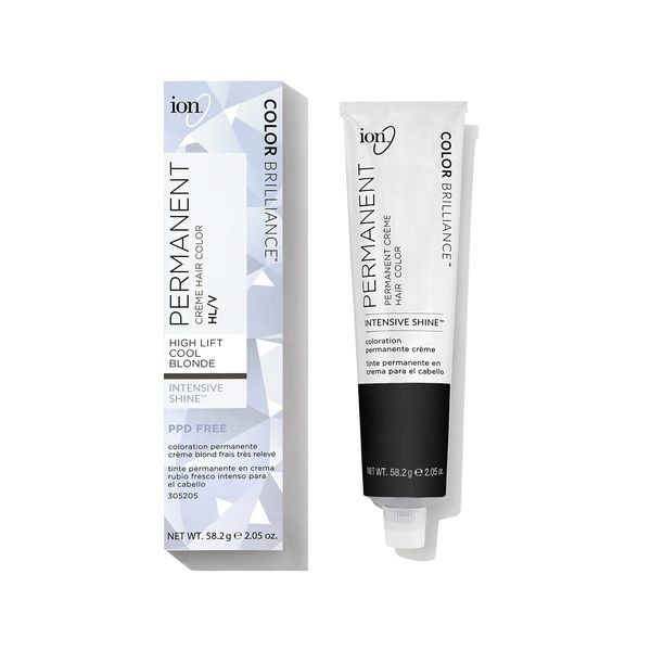 Ion HL-V Hi Lift Cool Blonde Permanent Creme Hair Color HL-V Hi Lift Cool Blonde