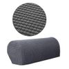 SUNDELY® 2 Pcs Armrest Cover Cap Protector Slipcover Set for Chair Sofa Settee Arm Polyester Stretch (Gray)