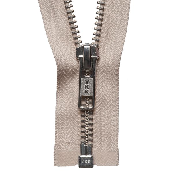 YKK Open Ended Zip, No. 572 Beige, 66 cm Length