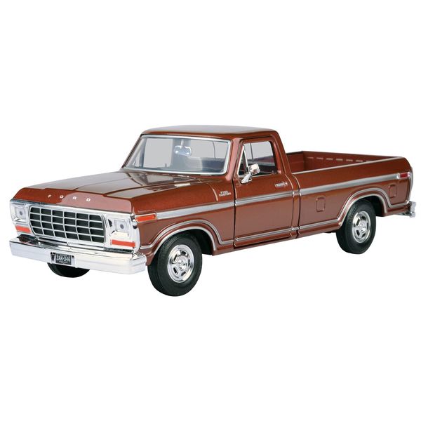 Motormax 1979 Ford F-150 Pickup Truck 1:24 Diecast Car Model 79346 Brown