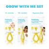 Frida Baby Grow-with-Me Training Toothbrush Set | Infant to Toddler Toothbrush Oral Care for Sensitive Gums