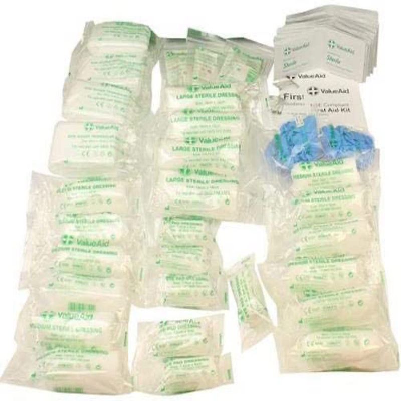 Value Aid HSE Compliant Workplace First Aid Refill Kit (21-50 Person ...