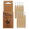 Bamboo Interdental Brushes 3 Packs ~ 10 Brushes Per Pack (0.5mm)