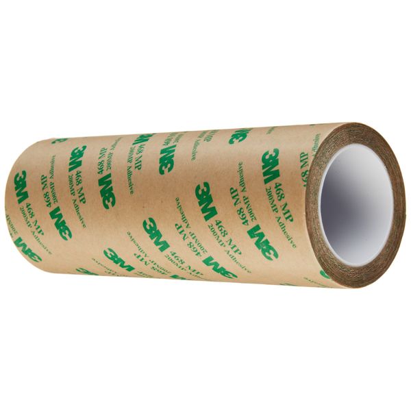 3M 468MP Adhesive Transfer Tape, 6" Width x 5yd Length (1 roll)