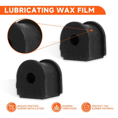KALUJ K200610 Rear Stabilizer Sway Bar Bushing Compatible with Honda Civic 2005 2006 2007 2008 2009 2010 2011 2012, Replace #52306-SNA-A01