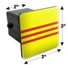 GRAPHICS & MORE South Vietnam Flag Tow Trailer Hitch Cover Plug Insert