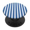 Cute Blue White Stripes Pattern Minimalist PopSockets Adhesive PopGrip