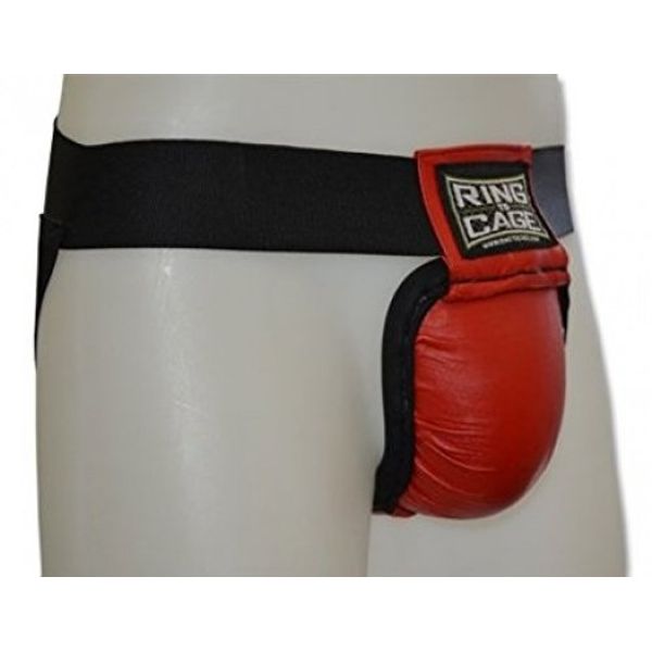 Ring to Cage Muay Thai Men's GelTechSupporter with Steel Cup (Small/Medium (fits 120-180lbs))