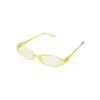 ELECOM OG-ABLC06LGR Blue Light Glasses Clear Lens Oval Light Glin (2013 Model)