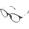 [bmb Miscellaneous] Blue Light Cut Glasses, Round Glasses, No Prescription, 15g, Ultra Lightweight, UV Protection, UV Protection, PC Glasses, Date Glasses, Transparent Lenses, Round, Small Face Effect, Stylish, Fashion, Women's, Men's
