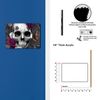 Off The Wall Plates - Skull Flowers Calavera - Triple Gang Light Switch