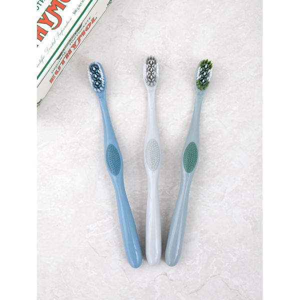 Functional toothbrush set of 3