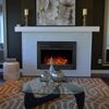 28.5" Electric Fireplace Wall Mounted Insert Heater w/ Remote & 3 Flames , 1500W