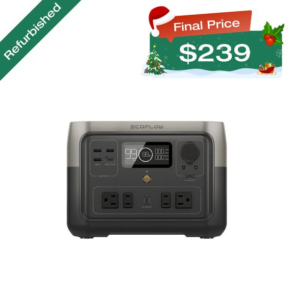 EcoFlow RIVER 2 Max Power Station 512Wh LFP Generator Certified Refurbished
