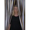 Solid Window Panel, Bug Blind, Fly Blind, Strip Blind, Door Cover, Gold and White – (90 cm wide)