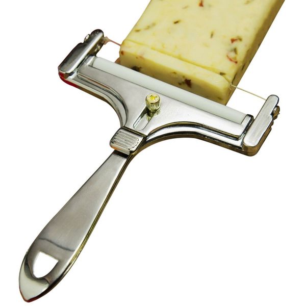 Fox Run 5047 Adjustable Cheese Slicer with 2 Replacement Wires